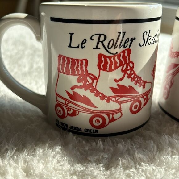 Vintage 1979 Jebba Green Le Bowling Coffee tea mug Made in England - Picture 3 of 6